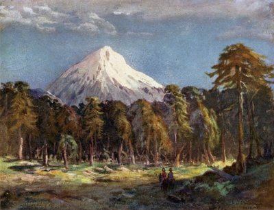 Mount Llanin, Zuidelijke Andes door Ernest William Christmas